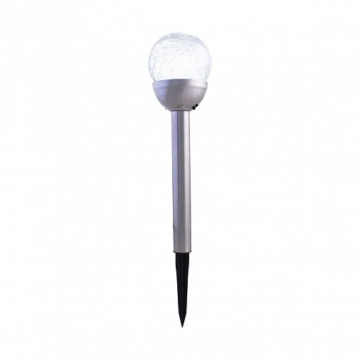 Светильник садовый Старт Шар, на солнечной батарее, IP44, 8 x 8 x 37 см фото