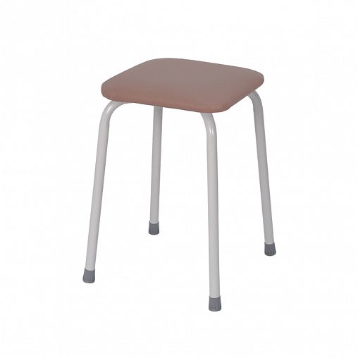 Табурет квадратный ЗМИ Пенек крепкий 224, пыльная роза фото