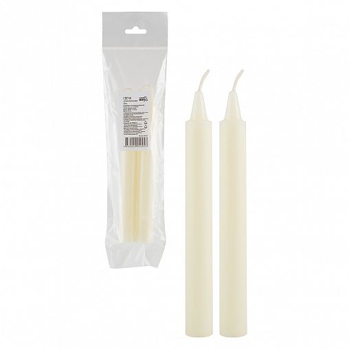 Свечи хозяйственные Рыжий кот 50 г, высота 22 см, 2 шт фото