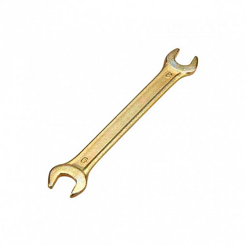 Ключ рожковый Rexant, 8 x 9 мм, желтый цинк фото