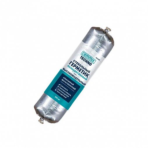Стекольный полиуретановый герметик Cemmix, 300 мл, белый фото