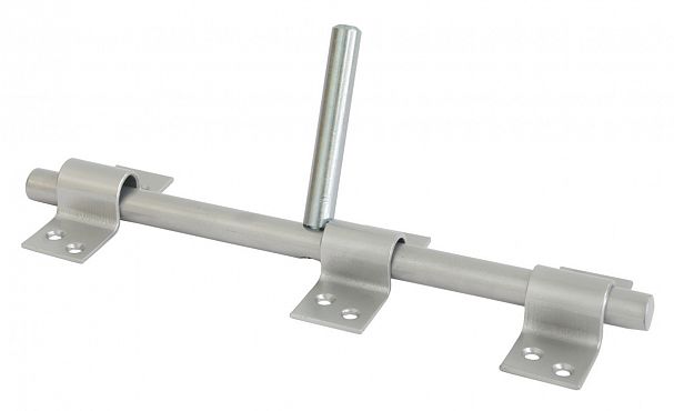 Засов универсальный Домарт ЗУ-250, хром фото