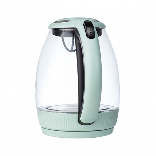 Стеклянный чайник электрический Centek CT-0008 MINT, 1,7 л, стекло, пластик фото