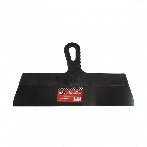 Шпатель фасадный Кедр, нержавеющая сталь, пластиковая ручка, 350 мм фото