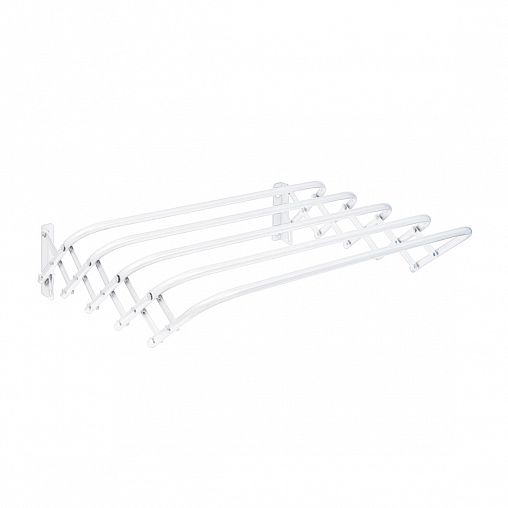 Сушилка для белья настенная Nika, сушильное полотно 3 м, белая фото