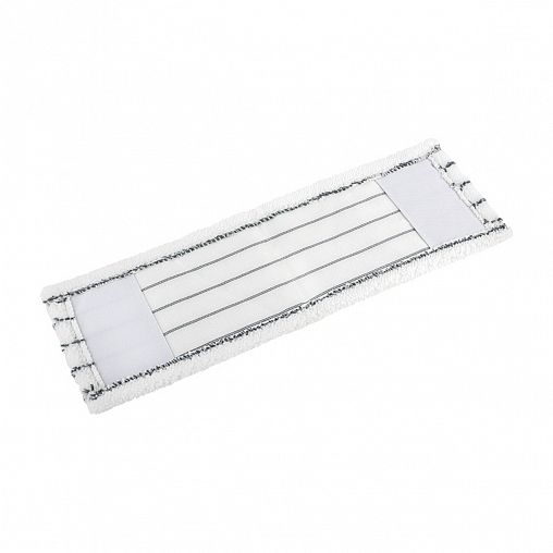 Насадка к швабре Рыжий кот Mop Click, микрофибра, 44 x 14,5 см, белая фото