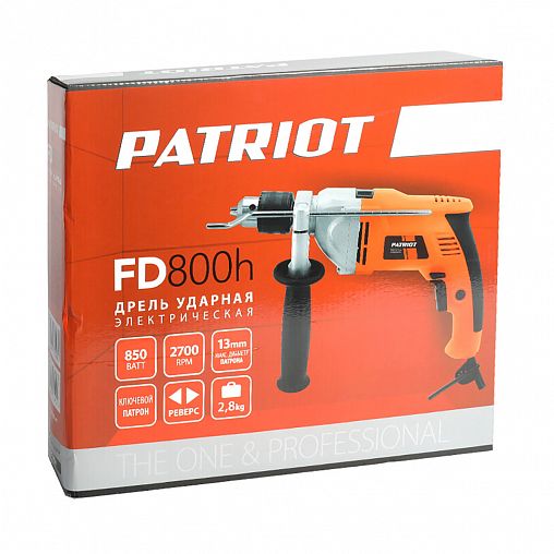 Ударная дрель Patriot FD 800H, 850 Вт фото