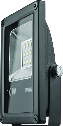Прожектор светодиодный LED Онлайт OFL, 10 Вт, 4000 K, IP65, черный фото