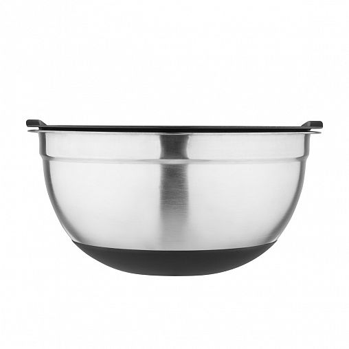 Миска из нержавеющей стали Mallony Amarena, пластиковая крышка, 3 л фото