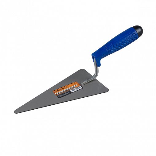 Кельма Шабашка Треугольник, нержавеющая сталь, пластиковая ручка, 200 мм фото