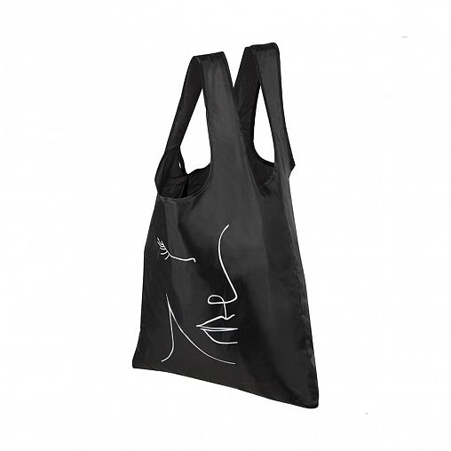 Сумка складная Рыжий кот Силуэт, полиэстер, 38 x 55 см фото