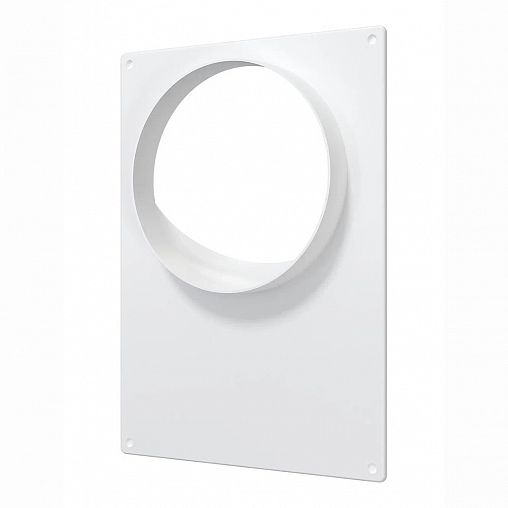 Площадка торцевая Era 130ПТП, пластик, с фланцем 130 мм, 180 x 250 мм фото