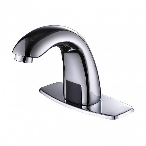 Смеситель для раковины с коротким изливом Профсан ПСМ-2018, сенсорный, хром фото