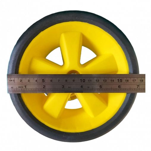 Тележка садовая двухколесная Feona, пластиковая, 65 л фото