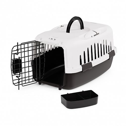 Переноска для животных Альтернатива, 48 x 32,5 x 26 см, черная фото