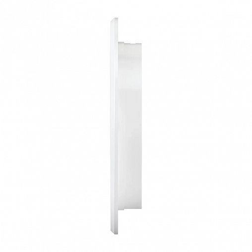 Решетка вентиляционная Era 12РКС, пластиковая, с сеткой, с фланцем D 125 мм, D 161 мм фото