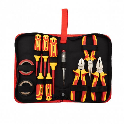 Набор диэлектрического инструмента Rexant RI-02, 11 предметов, пенал фото