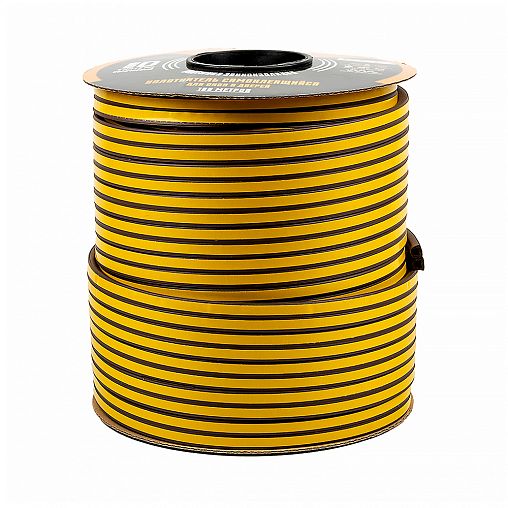 Уплотнитель D-профиль Tech-Top, 9 x 8 мм, бухта 100 м, коричневый фото