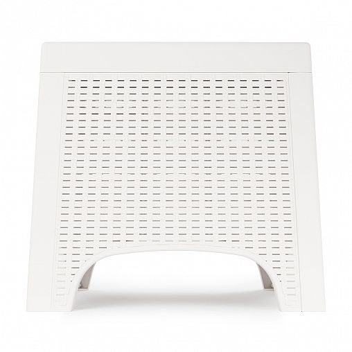 Стол садовый Альтернатива Ротанг Лайт, 43,5 x 43,5 x 39,5 см, белый фото