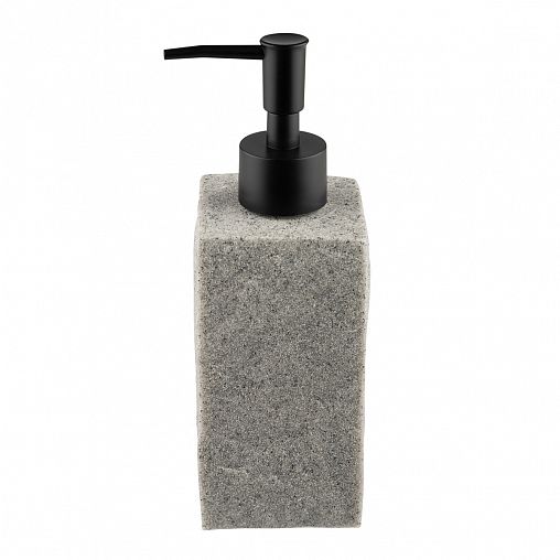 Дозатор для жидкого мыла Leonord Amsterdam, полирезина, серый фото