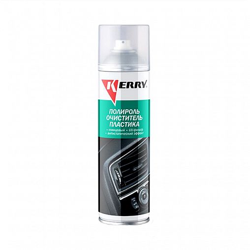 Полироль-очиститель пластика салона Kerry KR-905-8, матовая, 335 мл, ваниль фото