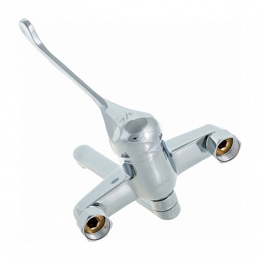 Локтевой смеситель для раковины Профсан Медик ПСМ-508-055, хром фото