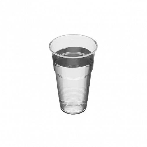 Стакан одноразовый Стандарт Пластик Эконом, 0,5 л, 50 шт фото