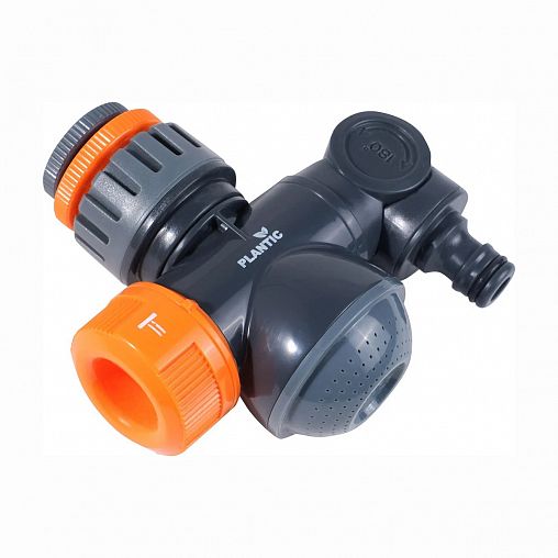 Штуцер для крана Plantic by Fiskars light, с душем, 1/2" - 3/4" - 1" фото