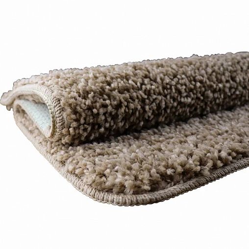 Коврик для ванной L Cadesi Anelya, полипропилен, 50 x 80 см, коричневый фото