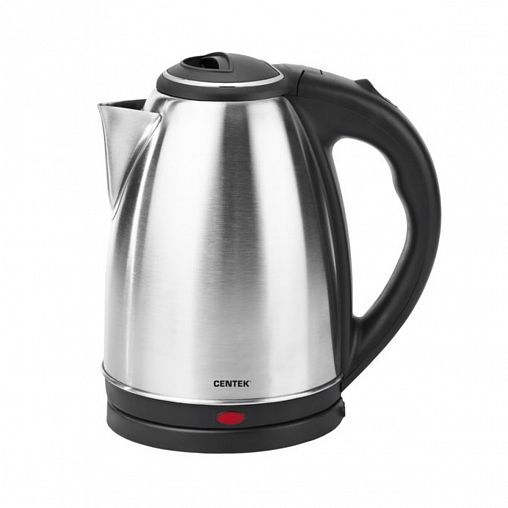 Чайник электрический Centek CT-1068, 2 л, нержавеющая сталь, черный фото