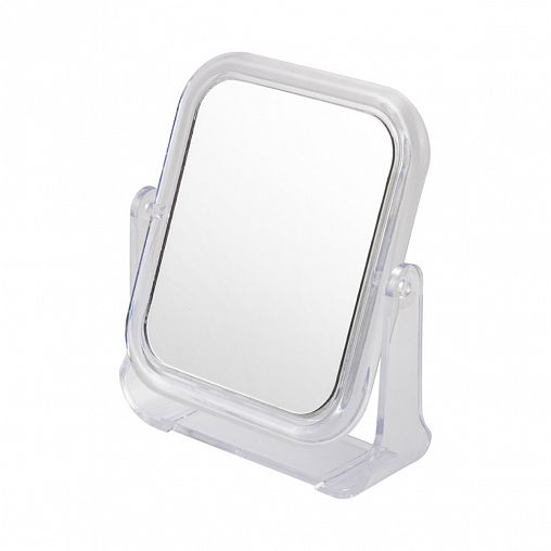 Зеркало косметическое двустороннее Рыжий кот M-1, 13,4 x 10,4 x 2 см фото