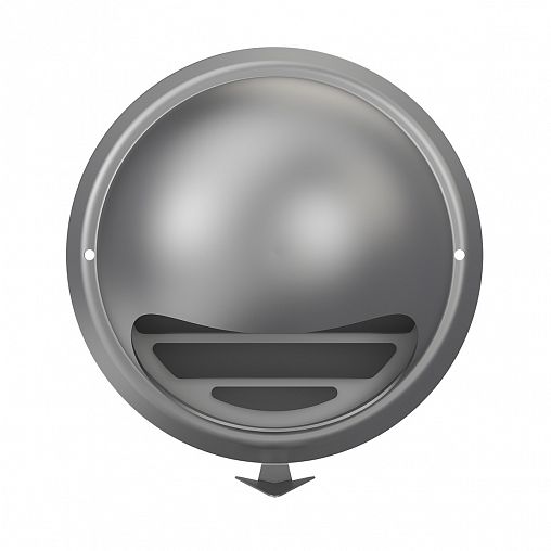 Выход стенной вытяжной с фланцем d 100 мм Era Streetline 10ВМ, сталь, D 165 мм фото