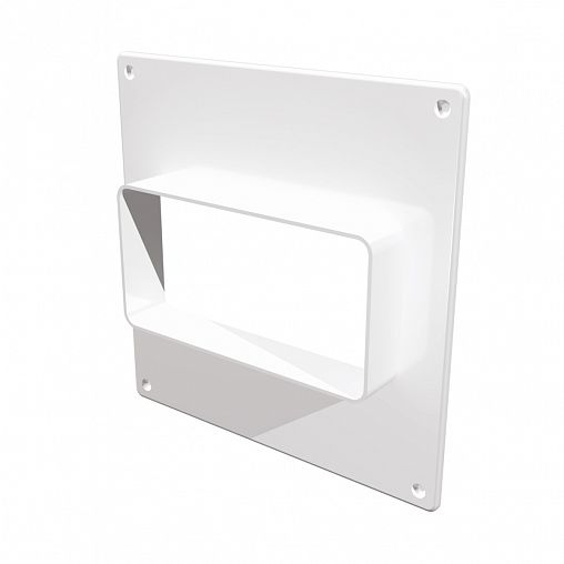 Площадка торцевая Era 6112ПТГ, пластик, с фланцем 60 x 120 мм, 180 x 250 мм фото