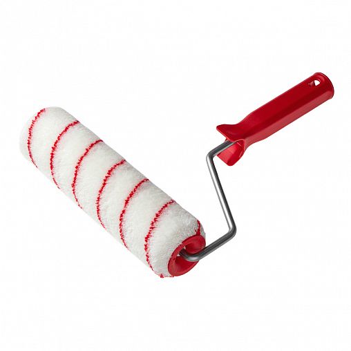 Валик полиамидный для водных красок Акор Мастер, D65 x 240 мм, ворс 12 мм, бюгель 8 мм (в сборе) фото