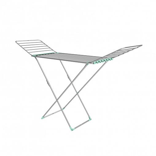 Сушилка для белья напольная Nika СБТ18/С, складная, сушильное полотно 18 м, серая фото