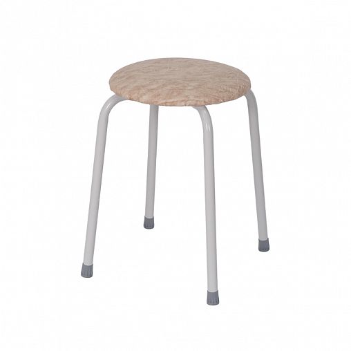 Табурет круглый ЗМИ Пенек крепкий 220, бежевый фото