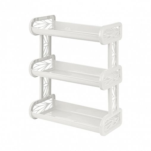 Полка в ванную Keeplex Regular, 3-х ярусная, 32,4 x 17 x 41,8 см, белое облако фото