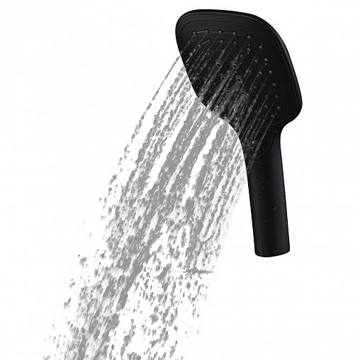 Лейка для душа Fashun A17-7, 3 режима, черная фото