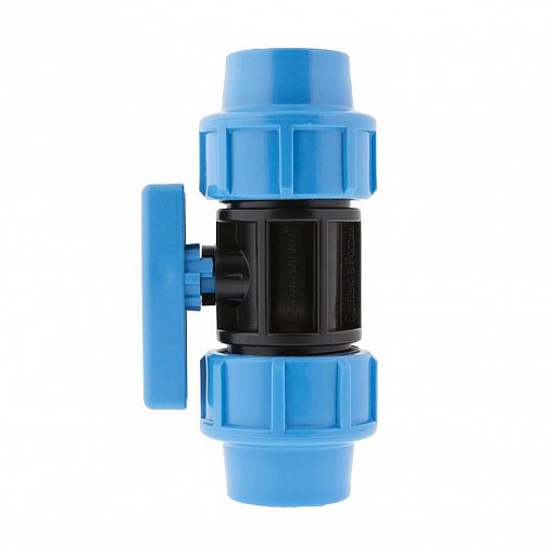 Кран шаровой для труб ПНД Джилекс, 25 x 25 мм фото