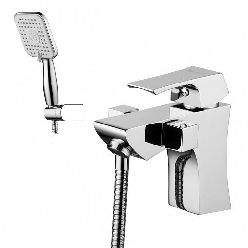 Смеситель на борт ванны Lemark Unit LM4515C, однорычажный, хром фото