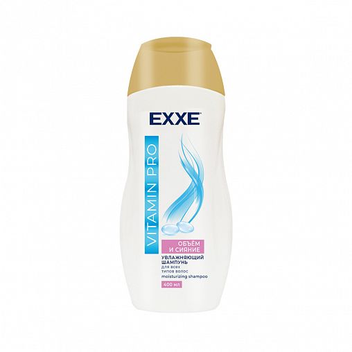 Шампунь увлажняющий EXXE Vitamin Pro Объём и сияние, для всех типов волос, 400 мл фото