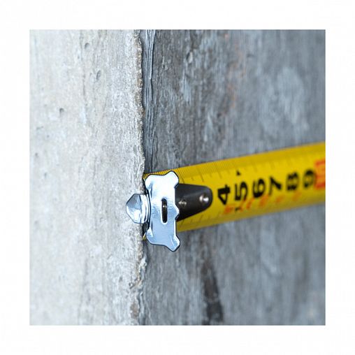 Рулетка Beorol, двухсторонняя шкала, с автостопом, обрезиненная, 5 м x 25 мм фото