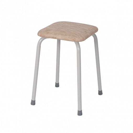 Табурет квадратный ЗМИ Пенек крепкий 224, бежевый фото