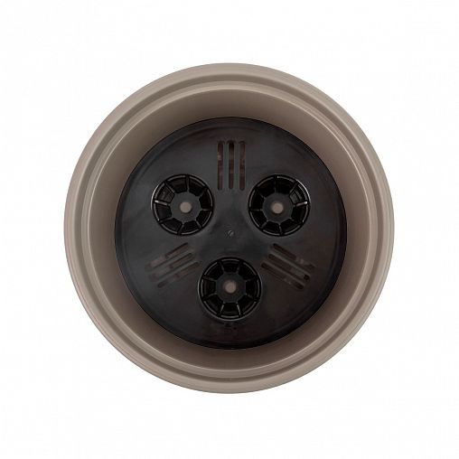 Горшок для цветов Альтернатива Сканди, 2 л, какао фото Горшок для цветов Альтернатива Сканди, 2 л, какао фото