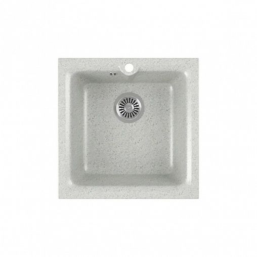 Мойка для кухни врезная GreenStone GRS-42-310, из искусственного мрамора, 415 x 415 мм, серая фото
