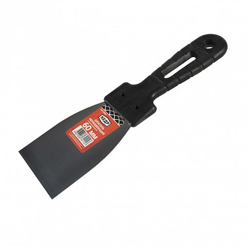 Шпатель Кедр, нержавеющая сталь, пластиковая ручка, 60 мм фото