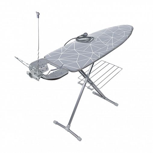 Гладильная доска Nika-best Линии на сером, 122 x 40 см фото