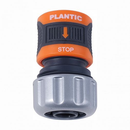 Коннектор для шлангов Plantic by Fiskars light, c металлическим фиксатором 1/2 - 5/8" фото