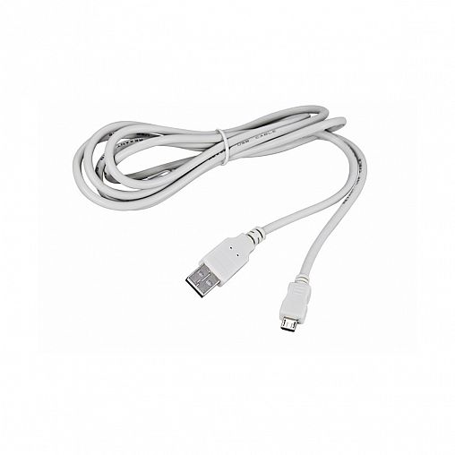 Кабель в ПВХ оплетке Rexant, USB - micro-USB, 1,8 м, белый фото