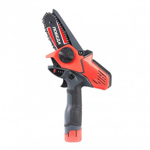 Аккумуляторная цепная пила Победа ПА 150, 14,4 В, 1,5 Ач Li-ion, с АКБ и ЗУ фото